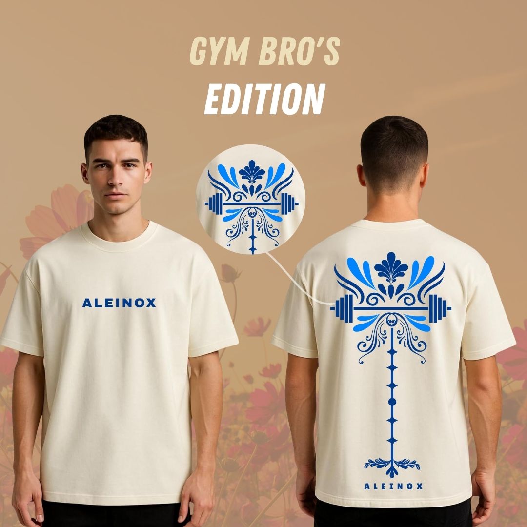 ALEINOX Men's Round Neck Printed T-shirts