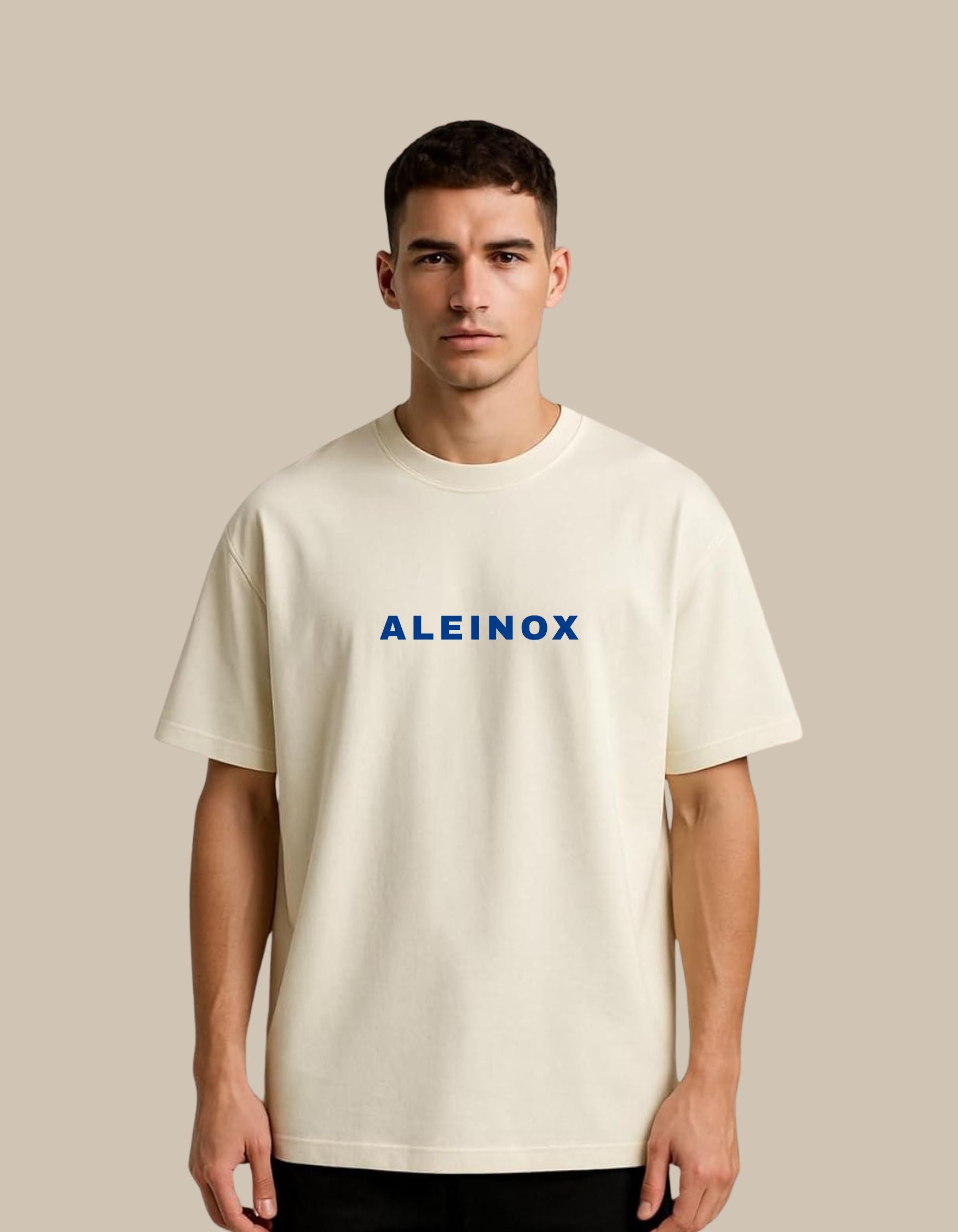 ALEINOX Men's Round Neck Printed T-shirts